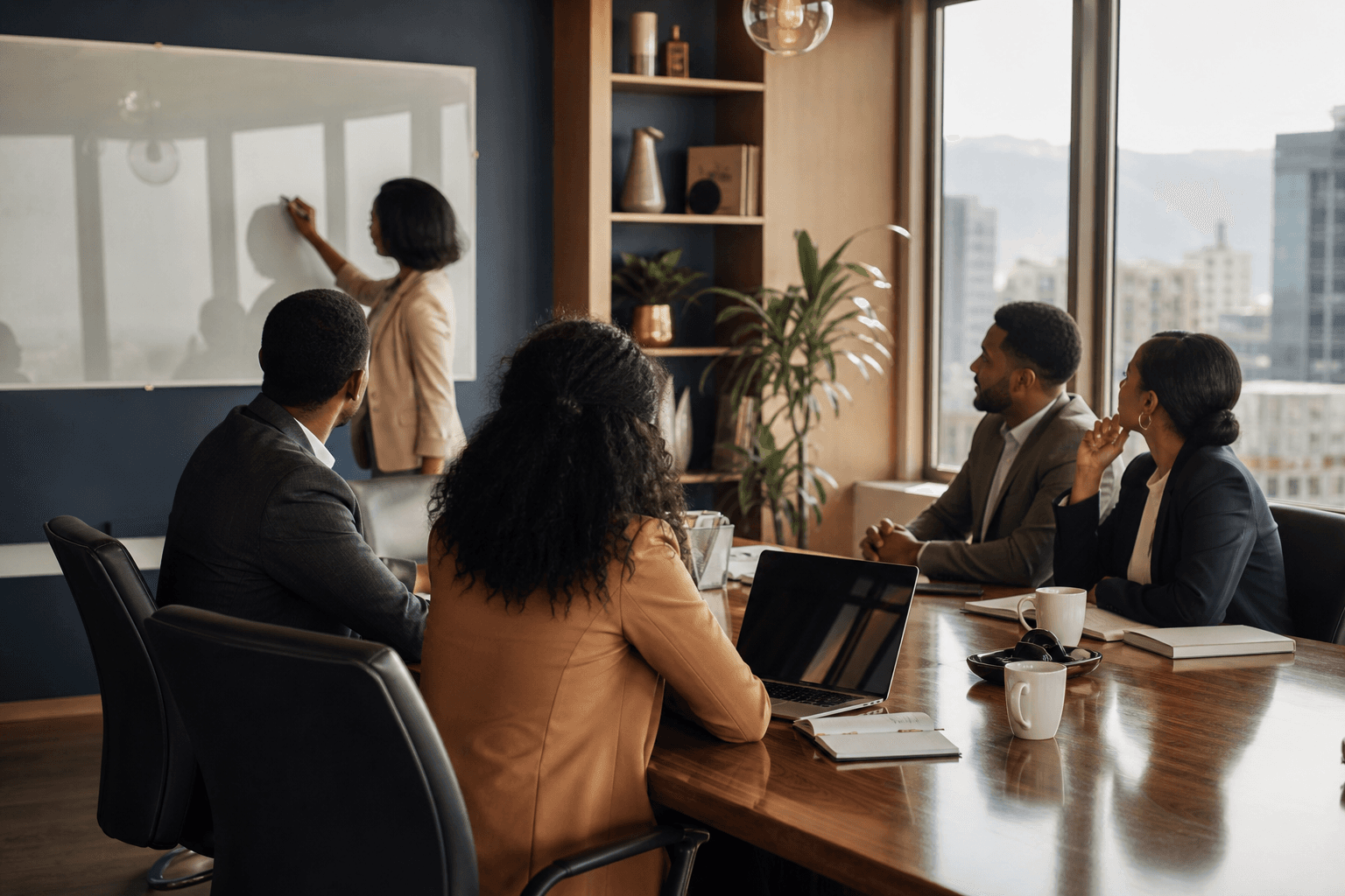 LonAdd team collaborating in a modern Addis Ababa HR consultancy office